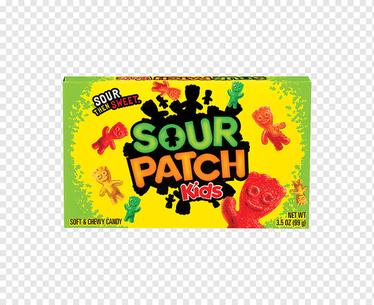 Sour Patch Kids USA - Caramelle gommose aspre gusto fruttato (99g)