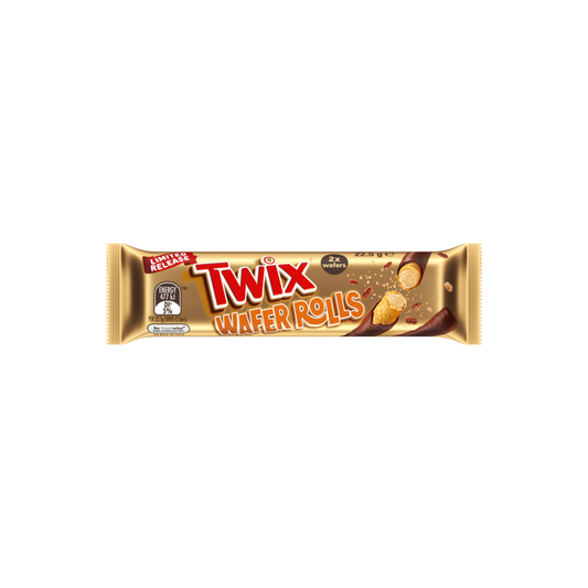 Twix Wafer Rolls - Wafer Ricoperto di cioccolato con Crema al Caramello