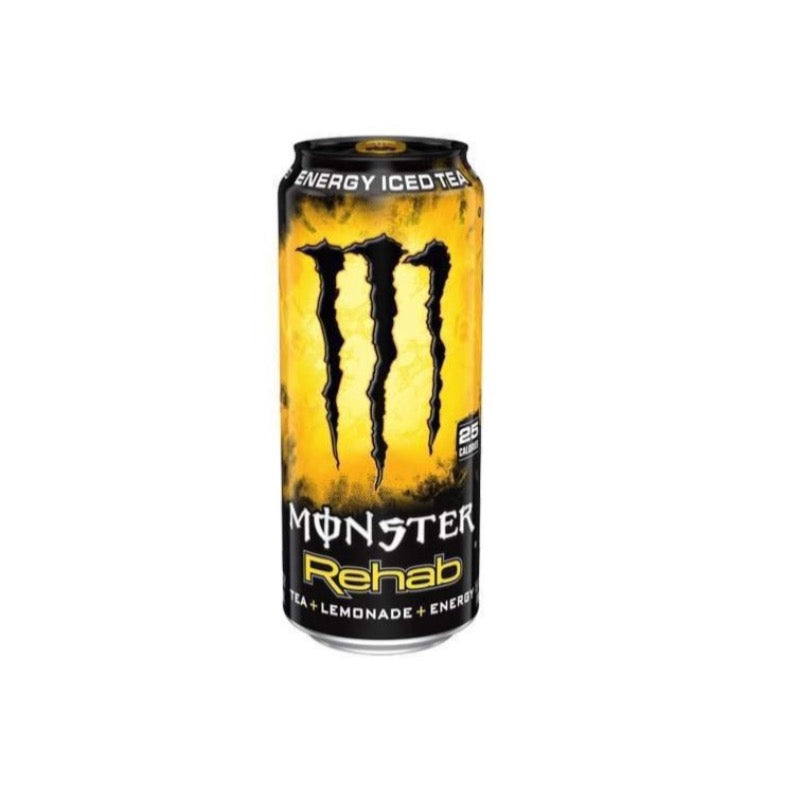 Monster Energy Rehab Lemonade Iced Tea 25 Calories (USA) (Edizione 2019) - Energy Drinks