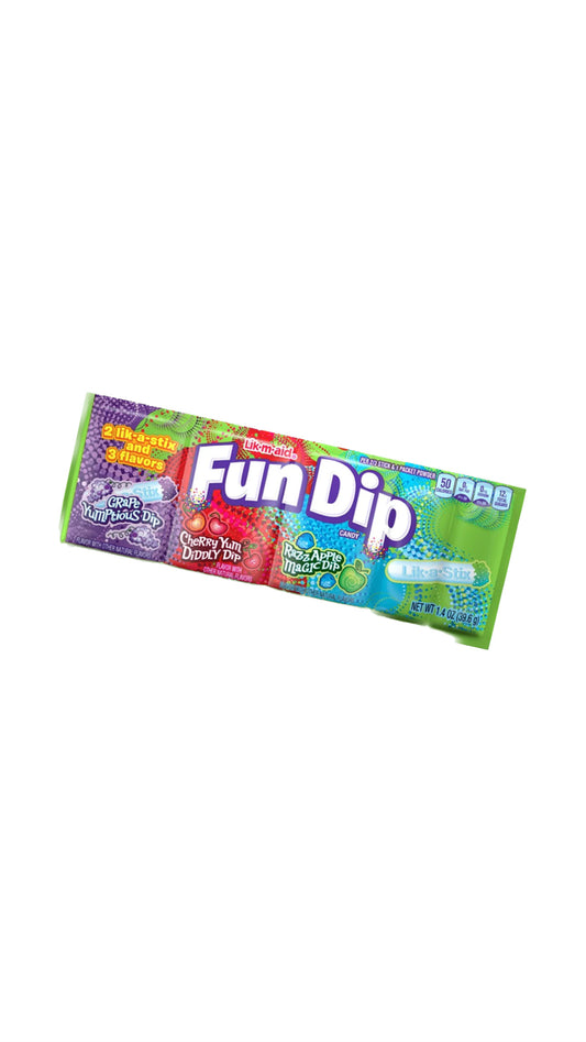 Fun Dip 3 Flavours (40g) USA - caramelle